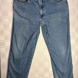 L.L. Bean Relaxed Fit Lined Blue Jeans 40x34